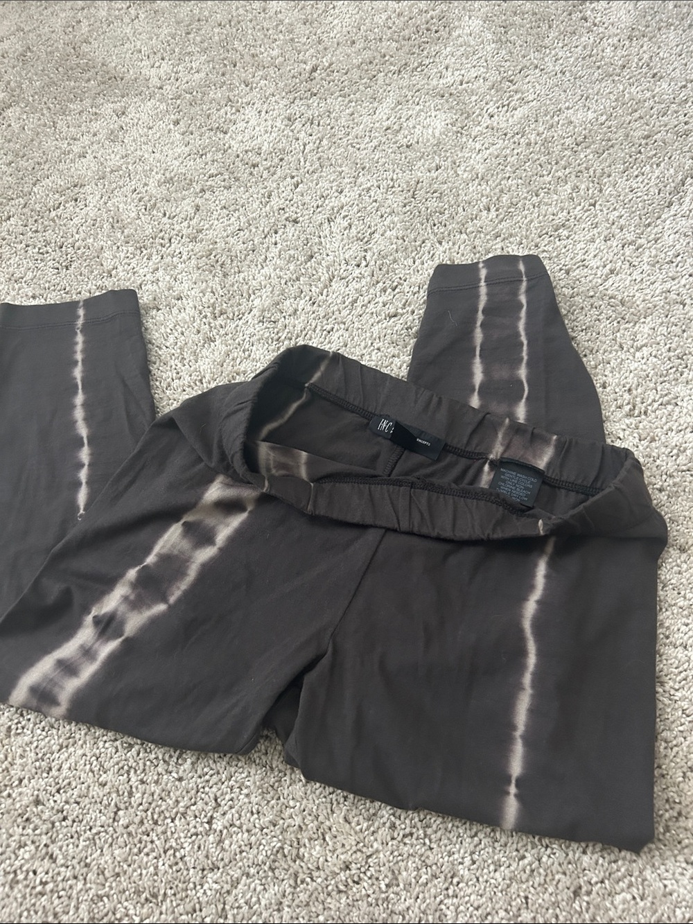 INC International Concepts Brown Tie-Dye Leggings